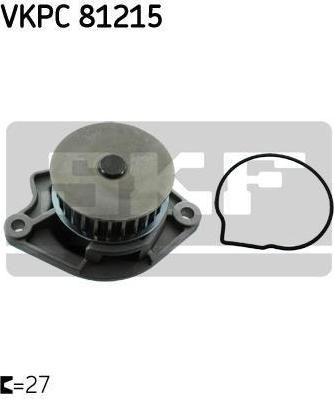 SKF VKPC 81215 водяной насос на VW POLO CLASSIC (6KV2)