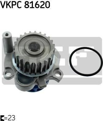 SKF VKPC 81620 Помпа AD A3/A4/A6 VW B5/G4 (06A121011E)