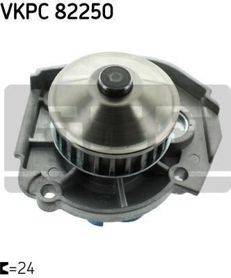 SKF VKPC 82250 водяной насос на FIAT PANDA Van (141_)