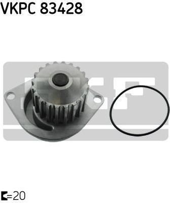 SKF VKPC 83428 водяной насос на PEUGEOT 205 II (20A/C)