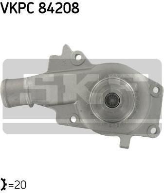 SKF VKPC 84208 водяной насос на FORD ESCORT IV кабрио (ALF)