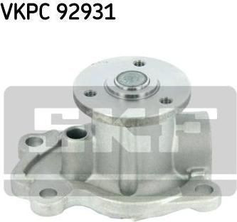 SKF VKPC 92931 водяной насос на NISSAN TIIDA Наклонная задняя часть (C11X)