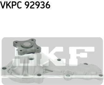 SKF VKPC 92936 водяной насос на NISSAN PRIMERA Hatchback (P12)