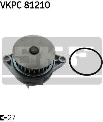 SKF VKPC81210 Насос водяной VAG GOLF III/POLO/VENTO/ FELICIA 1,4L 91-01 (65468)