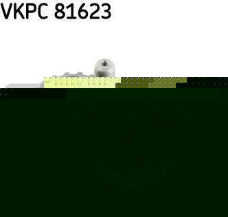 SKF VKPC81623 Насос водяной AUDI A3/VW GOLF IV,BORA/SKODA OCTAVIA 1.9TDI 96=> (65443)