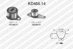 SNR KD45514 Ремень ГРМ [127 зуб., 19mm] + 2 ролика