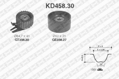 SNR KD458.30 комплект ремня грм на FIAT MAREA Weekend (185)