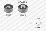 SNR KD459.11 комплект ремня грм на PEUGEOT BOXER автобус (230P)
