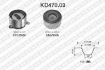 SNR KD470.03 комплект ремня грм на MAZDA 626 III Station Wagon (GV)