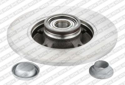 SNR KF159.53U Диск тормозной CITROEN С3/C4/PEUGEOT 207/307 задний с подш.