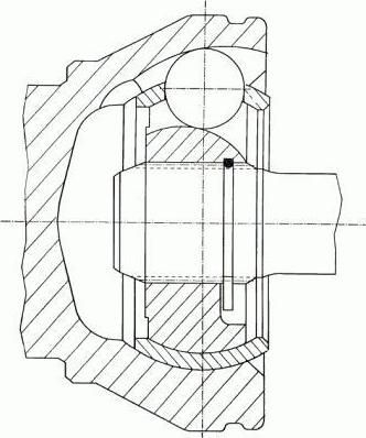 Spidan 22782 шарнир, приводной вал на VW POLO CLASSIC (6KV2)