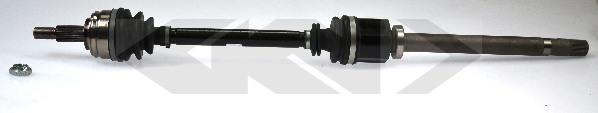 Spidan 24443 приводной вал на RENAULT MEGANE II (BM0/1_, CM0/1_)