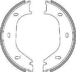 Spidan 30392 комплект тормозных колодок, стояночная тормозная с на 3 (E30)