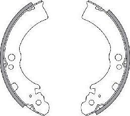 Spidan 30466 комплект тормозных колодок на NISSAN SUNNY II (N13)