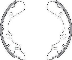 Spidan 30534 комплект тормозных колодок на MAZDA 323 C IV (BG)