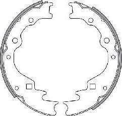 Spidan 31457 комплект тормозных колодок на MAZDA E-SERIE фургон (SR2)