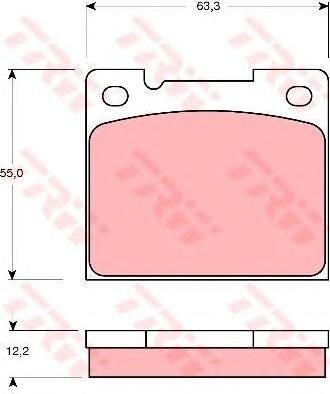 Spidan 32776 комплект тормозных колодок, дисковый тормоз на NISSAN PATROL GR V Wagon (Y61)