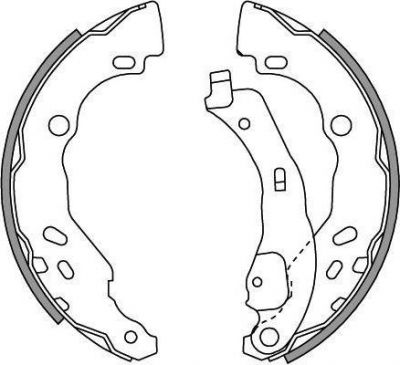 Spidan 33960 комплект тормозных колодок на RENAULT CLIO II (BB0/1/2_, CB0/1/2_)