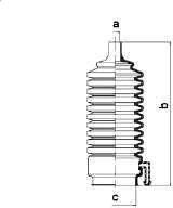 Spidan 83786 пыльник, рулевое управление на MITSUBISHI LANCER F II (A17_)