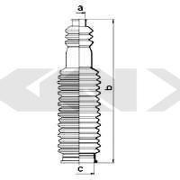 Spidan 83838 пыльник, рулевое управление на PEUGEOT 406 Break (8E/F)