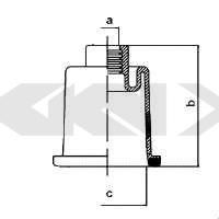 Spidan 83922 пыльник, рулевое управление на PEUGEOT 406 Break (8E/F)