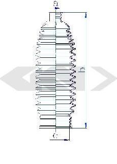Spidan 84132 пыльник, рулевое управление на ALFA ROMEO 159 (939)