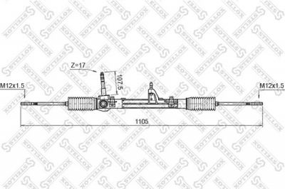 Stellox 00-35011-SX рулевой механизм на FIAT TIPO (160)