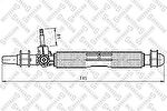 Stellox 00-35020-SX рулевой механизм на OPEL ASCONA C Наклонная задняя часть (84_, 89_)