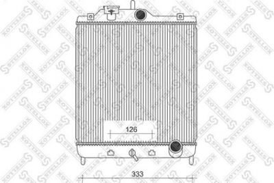 STELLOX Радиатор, охлаждение двигателя (10-25089-SX)