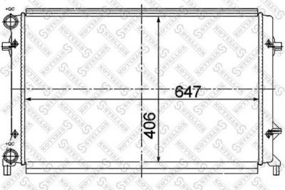 STELLOX Радиатор, охлаждение двигателя (10-25365-SX)