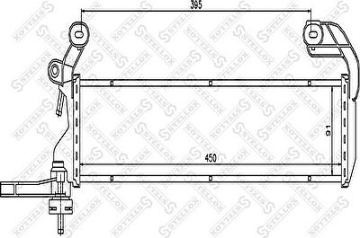 Stellox 10-25922-SX радиатор, охлаждение двигателя на MERCEDES-BENZ C-CLASS универсал (S202)