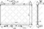 Stellox 10-26388-SX радиатор, охлаждение двигателя на TOYOTA YARIS VERSO (_NLP2_, _NCP2_)