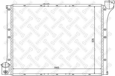 Stellox 10-26416-SX радиатор, охлаждение двигателя на VW LT 28-35 I автобус (281-363)