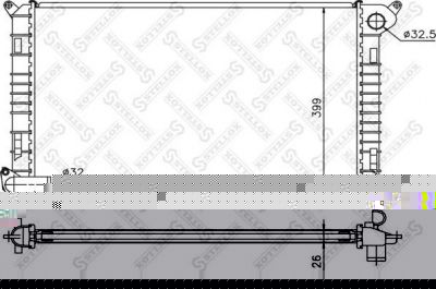 Stellox 10-26785-SX радиатор, охлаждение двигателя на MINI MINI (R50, R53)