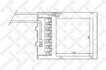 Stellox 10-35215-SX теплообменник, отопление салона на OPEL ASTRA G универсал (F35_)