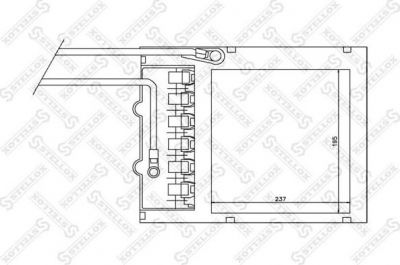 Stellox 10-35215-SX теплообменник, отопление салона на OPEL ASTRA G универсал (F35_)