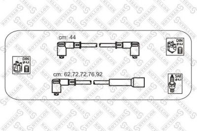 Stellox 10-38087-SX комплект проводов зажигания на RENAULT MEGANE III Наклонная задняя часть (BZ0_)