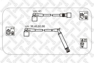 STELLOX Провода высоковольтные, комплект (10-38450-SX)