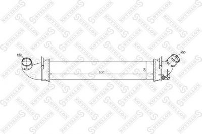 Stellox 10-40010-SX интеркулер на DACIA LOGAN (LS_)