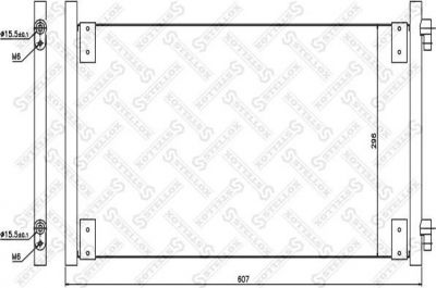 Stellox 10-45088-SX конденсатор, кондиционер на FIAT PUNTO (188)