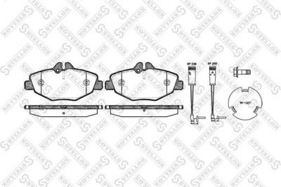 Stellox 1001 002L-SX комплект тормозных колодок, дисковый тормоз на MERCEDES-BENZ E-CLASS (W211)