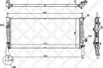 STELLOX 10-26752-SX радиатор системы охлаждения! с АС Ford Transit all 06> (1026752SX)