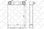 STELLOX 10-35144-SX_радиатор печки! MB W203/C209/W463/R230 00> (1035144SX)