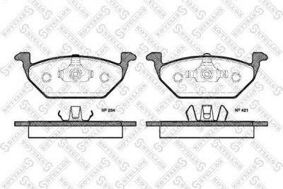 Stellox 1041 010L-SX комплект тормозных колодок, дисковый тормоз на PEUGEOT 308 SW