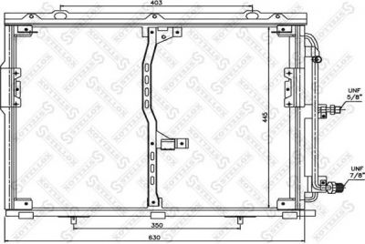 STELLOX 10-45013-SX =AVA MS5221=NS94330=GR925145=VL816938 [1408300570] !радиатор MB W140 2.8-6.0 90> (1045013SX)