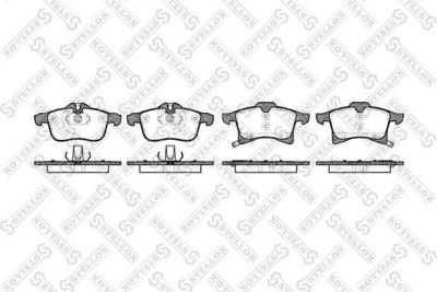 STELLOX КОМПЛЕКТ ТОРМОЗНЫХ КОЛОДОК, ДИСКОВЫЙ ТОРМОЗ (1047 002-SX)