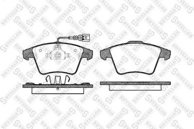 Stellox 1056 011L-SX комплект тормозных колодок, дисковый тормоз на VW MULTIVAN V (7HM, 7HN, 7HF, 7EF, 7EM, 7EN)