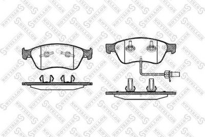 STELLOX КОМПЛЕКТ ТОРМОЗНЫХ КОЛОДОК, ДИСКОВЫЙ ТОРМОЗ (1067 002-SX)