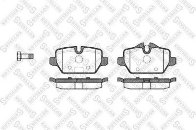 Stellox 1143 000L-SX комплект тормозных колодок, дисковый тормоз на 3 Touring (E91)