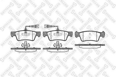 STELLOX КОМПЛЕКТ ТОРМОЗНЫХ КОЛОДОК, ДИСКОВЫЙ ТОРМОЗ (1198 002-SX)